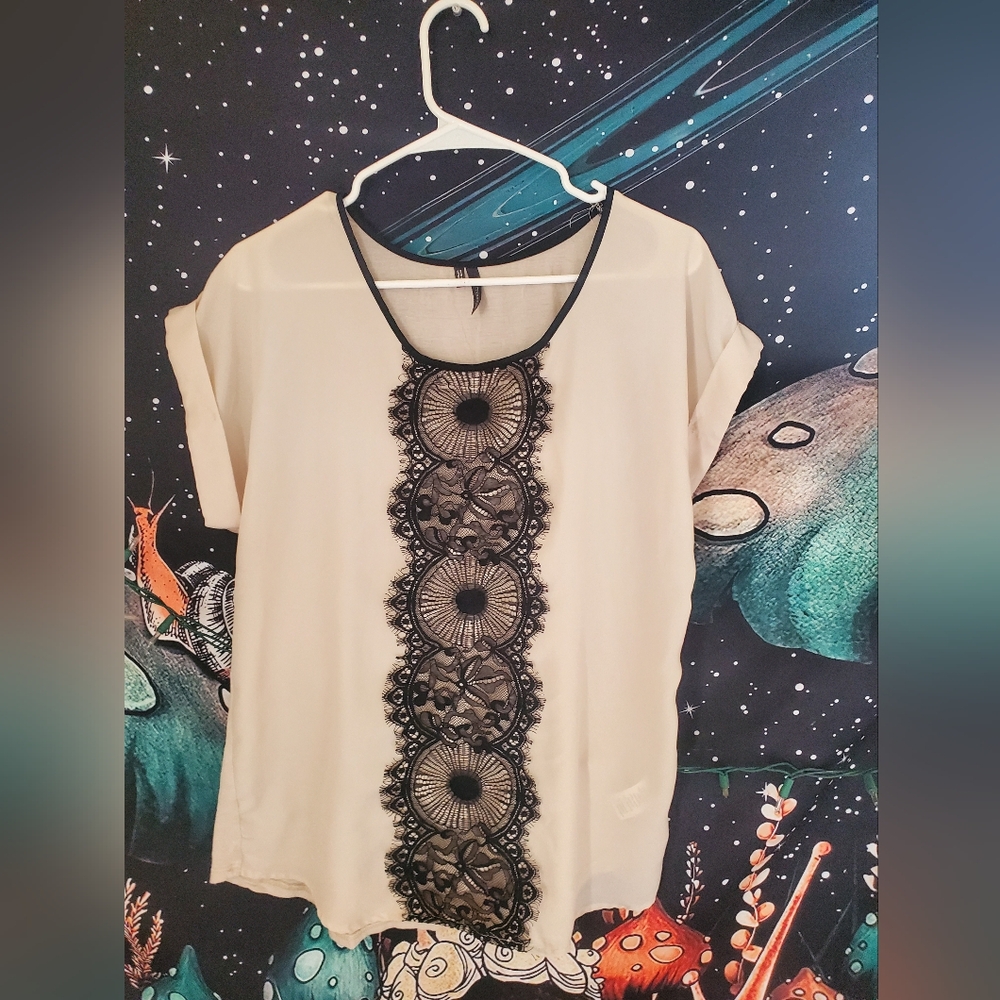 Maurices sheer shirt